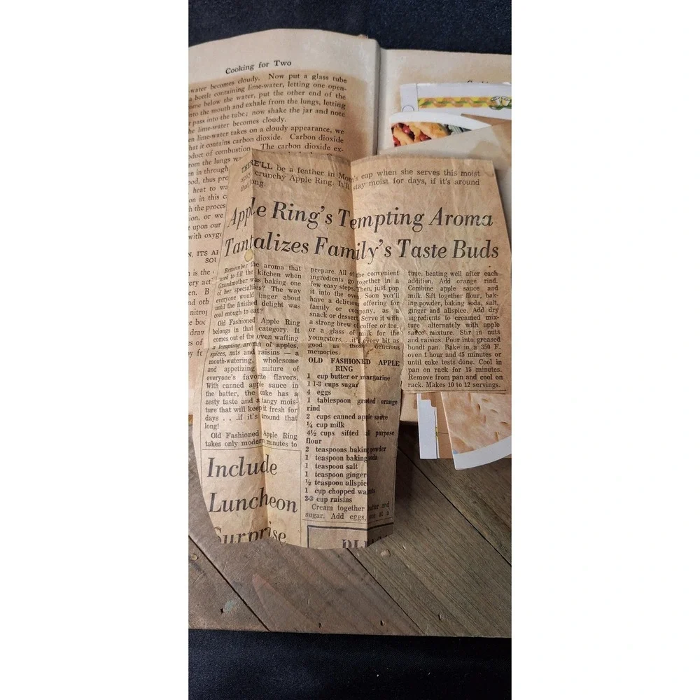 1922 Cooking for Two Janet McKenzie Hill Antique Cookbook Illustrated Hardcover